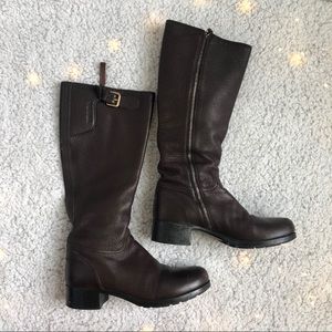 prada tall leather boots